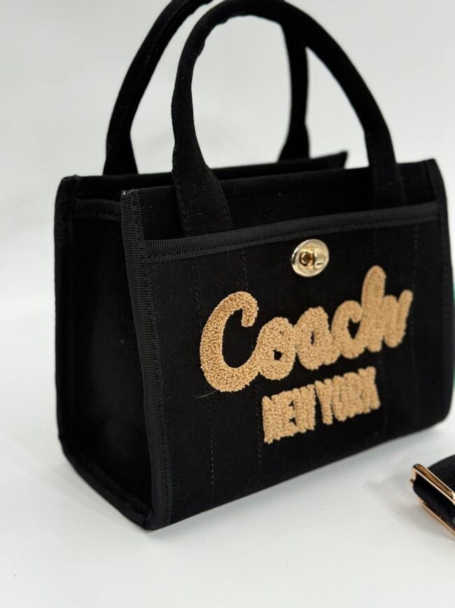 Coach canvas küçük boy siyah çanta