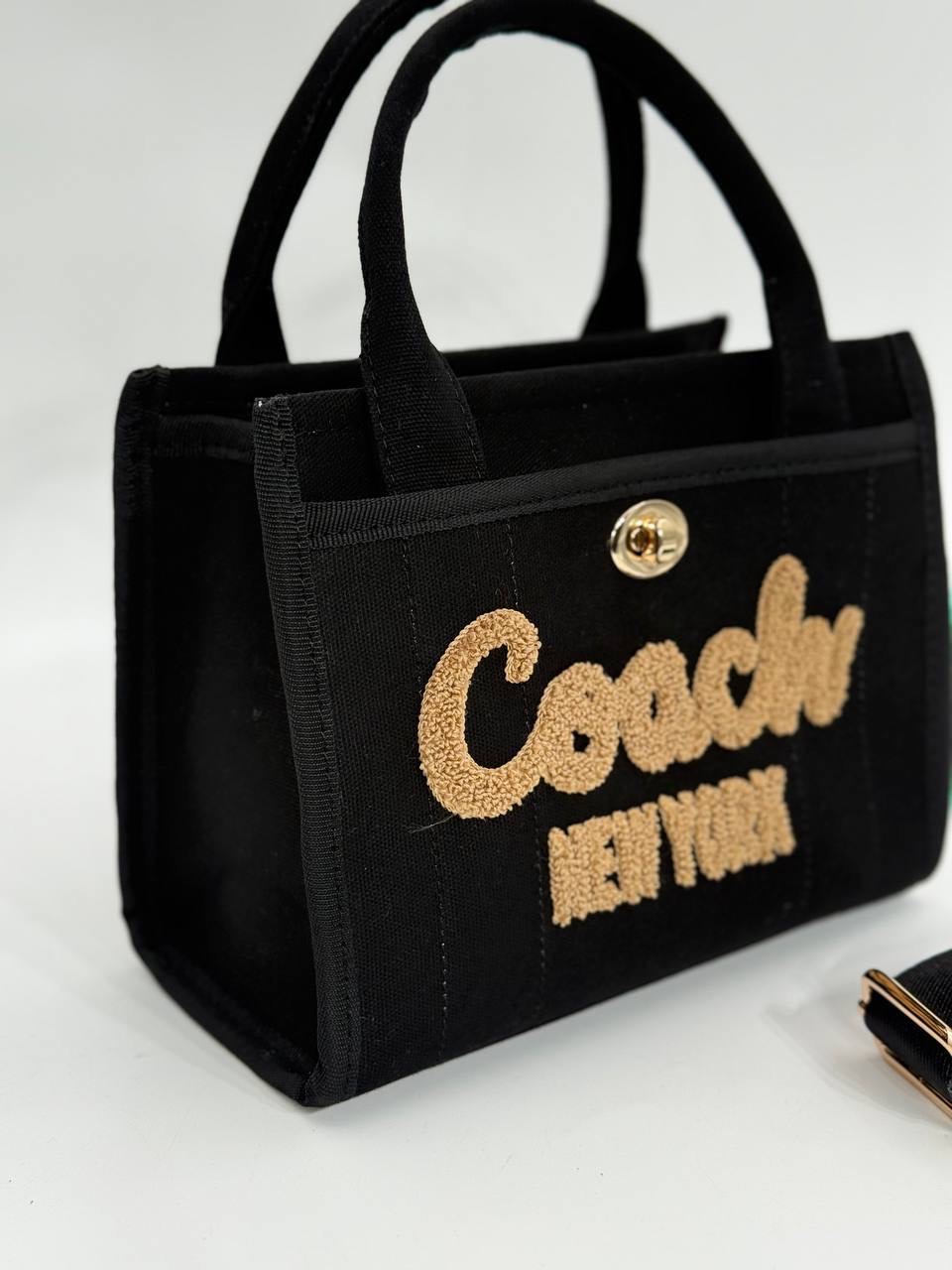 Coach canvas küçük boy siyah çanta