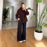 Mas.Dut Garnili Tasarım Takım - Kahve