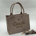 Coach canvas büyük boy taş çanta