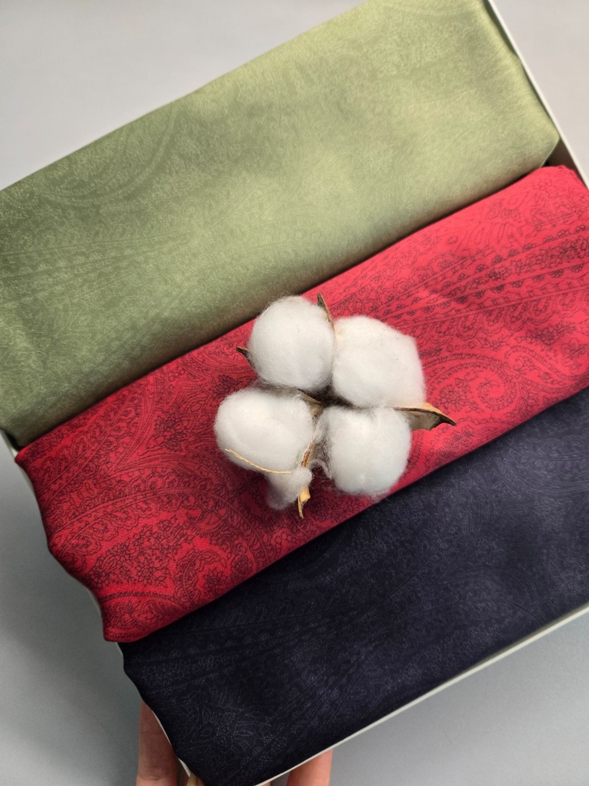 3'Lü Gölge Desen Floş Pamuk Avantajlı Kutu - Görsel 2