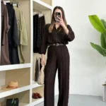 Monaco İkili Takım - Kahve