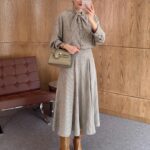 Pötikare Fularlı Takım - Bej