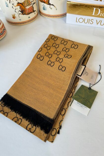 Gucci İthal Pamuk Yün İpek - Hardal