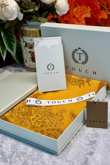 Touch İthal Pamuk İpek Şal - 415420 Gold