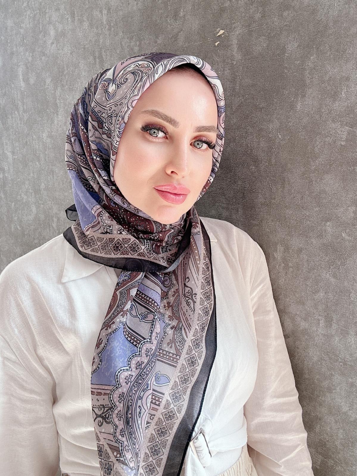 ETRO PAMUK SFOT EŞARP 07898 - SİYAH-GRİ