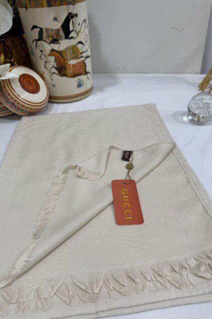 Gucci İthal Pamuk Yün İpek - Krem