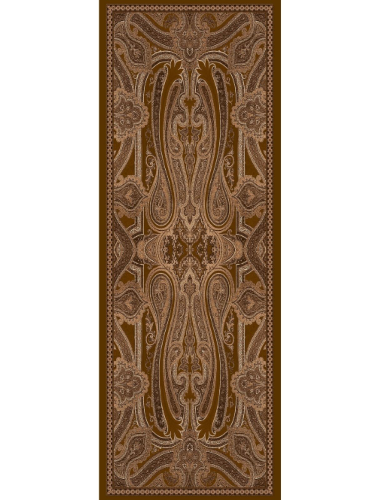 Rüya Tınısı Desen Şal 469-018 - V-12 - Koyu Taba