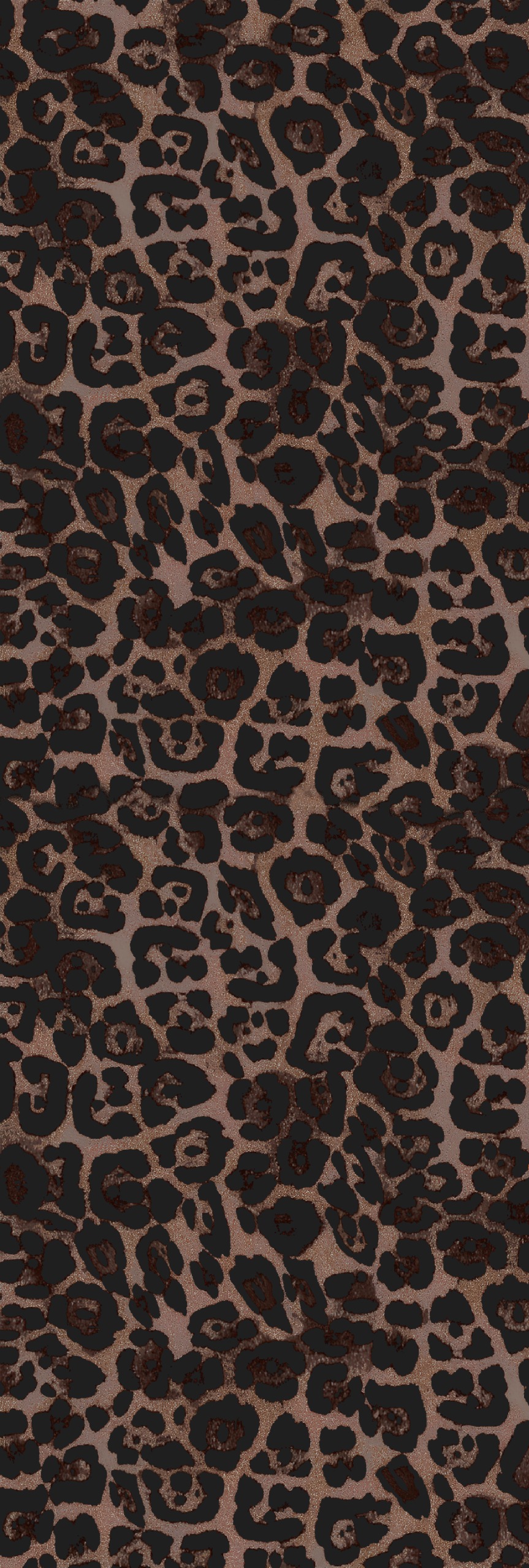 Leopar Pamuk Vual Şal- Kahve - Görsel 2