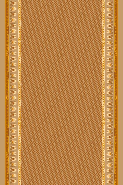 Fendi Monogram Pamuk Soft Şal 64302 - Turuncu