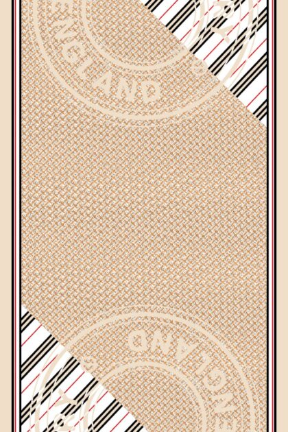 Burberry Monogram Pamuk Soft Şal 64303 - Latte