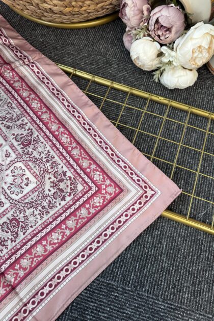 Lavinya Vual İpek Şal -4031152-Şeker Pembe