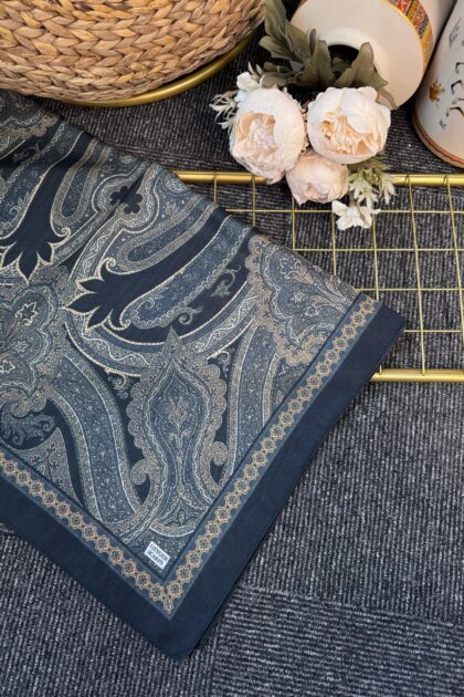 Etro Pamuk İpek Şal -987654-Haki Gold