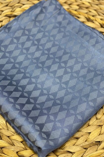 Baklava Desen İpeksi Jakar Şal - Antrasit - Organic ScarfsOrganic Scarfs