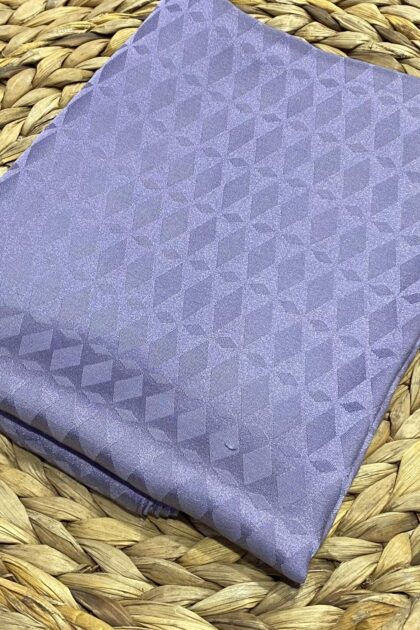 Baklava Desen İpeksi Jakar Şal - Eflatun - Organic ScarfsOrganic Scarfs