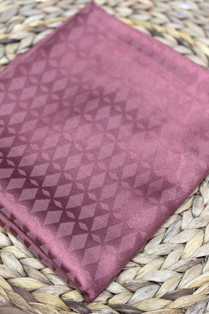 Baklava Desen İpeksi Jakar Şal - K.Gül Kurusu - Organic ScarfsOrganic Scarfs
