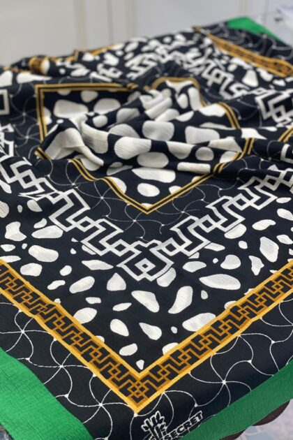 Dalmaçya Etnik Desenli Mio Cazz Eşarp - Benetton - Organic ScarfsOrganic Scarfs