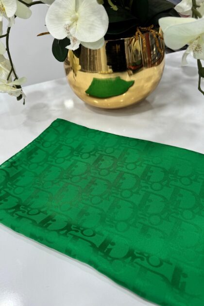 Dior Desen Pamuk İpeksi Jakar Şal - Benetton - Organic ScarfsOrganic Scarfs