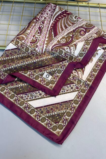 Etro Desen New Pamuk Soft Şal 23012 - Erik Çürüğü