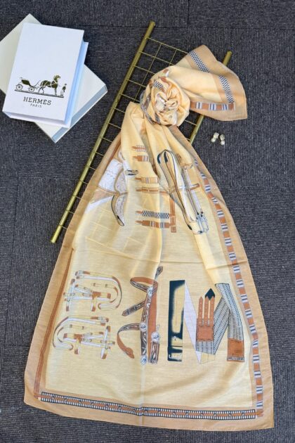 hermes pamuk soft şal - 32014 Bej