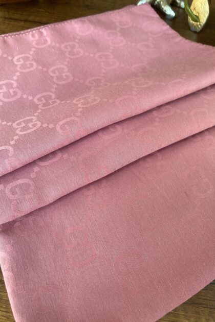 G Desen Pamuk Jakar Eşarp 10442 - Japon Kirazı - Organic ScarfsOrganic Scarfs