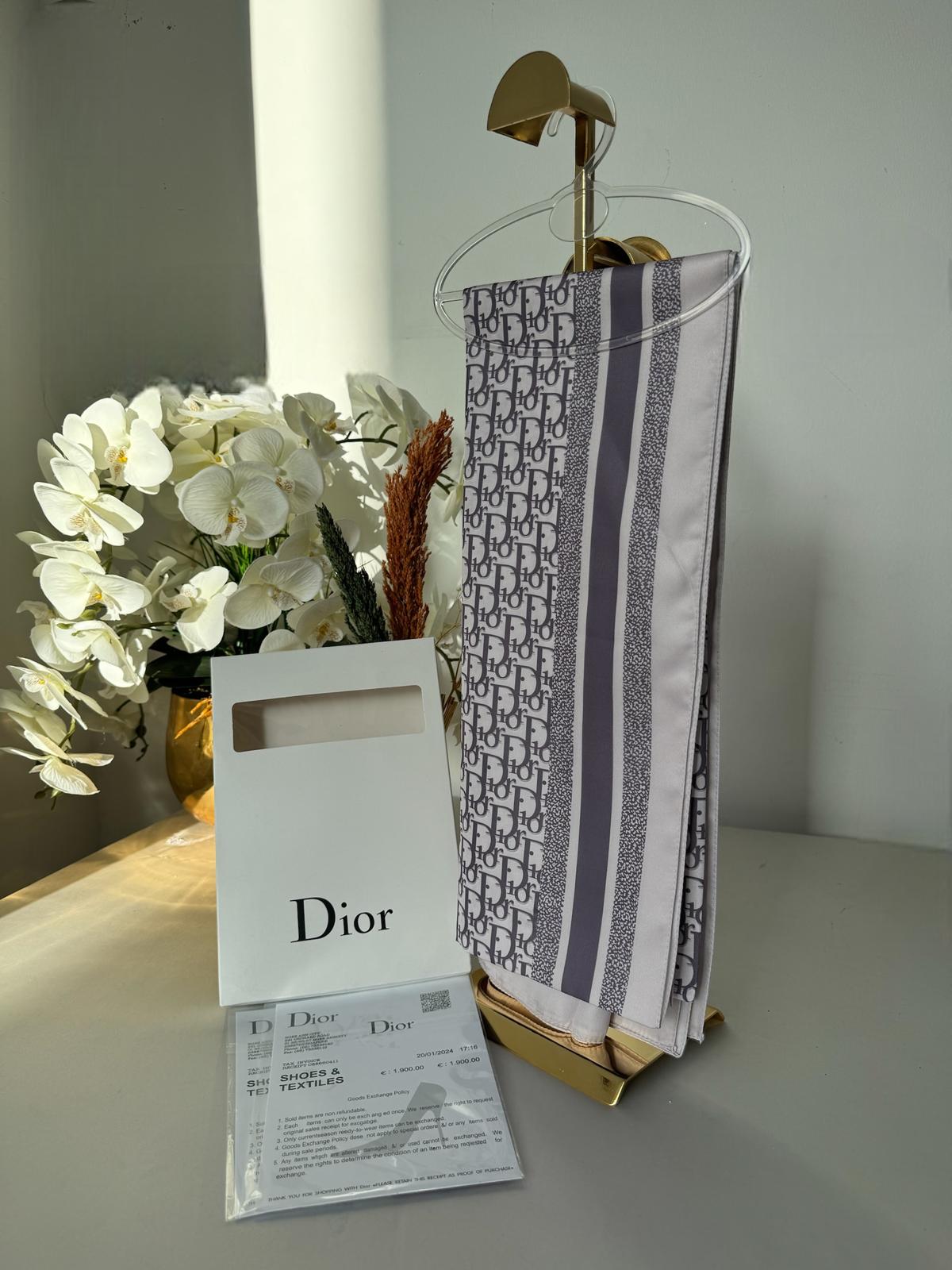 Dior Marka Şal 61441 - Eflatun