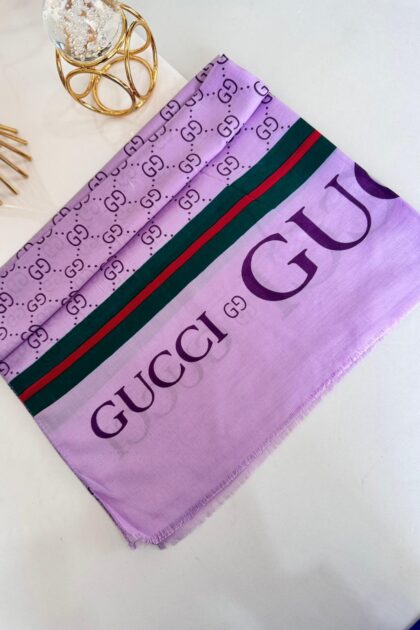 Gucci Pamuk Soft Şal 61571 - Lila