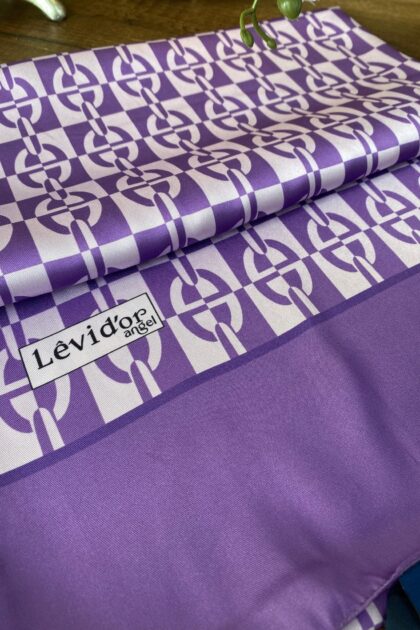 Levidor Angel İpek Şal 17834 - Mürdüm - Organic ScarfsOrganic Scarfs