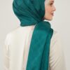 LEVİDOR Monogram Şal 17657 - Zümrüt - Organic ScarfsOrganic Scarfs