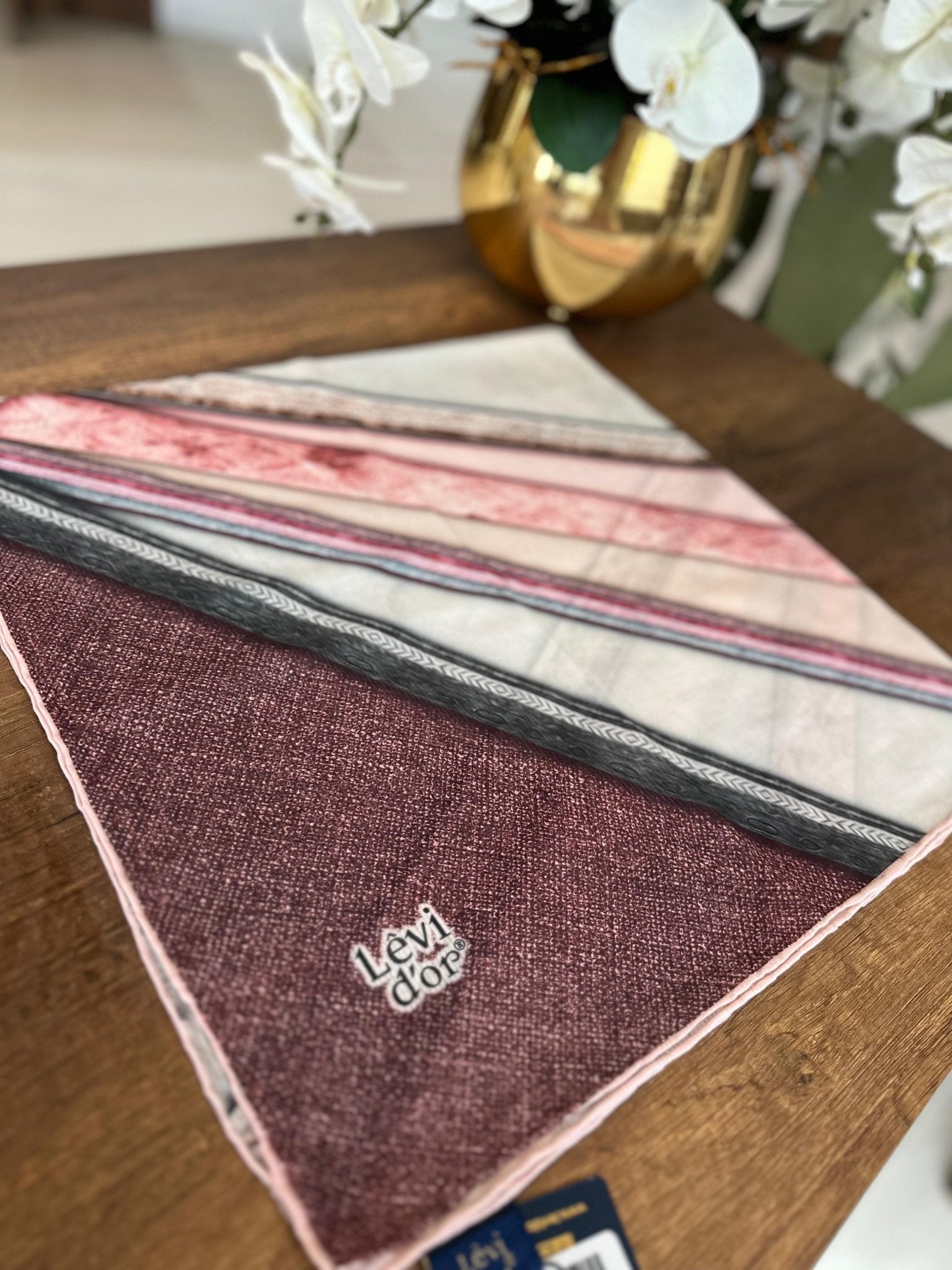 LEVİDOR Organic Kokulu Pamuk Eşarp PK-101 - Koyu Eflatun - Organic ScarfsOrganic Scarfs