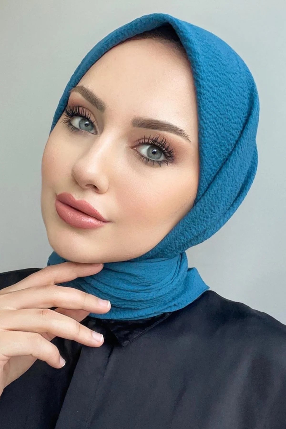 Mio Cazz Eşarp - Petrol - Organic ScarfsOrganic Scarfs