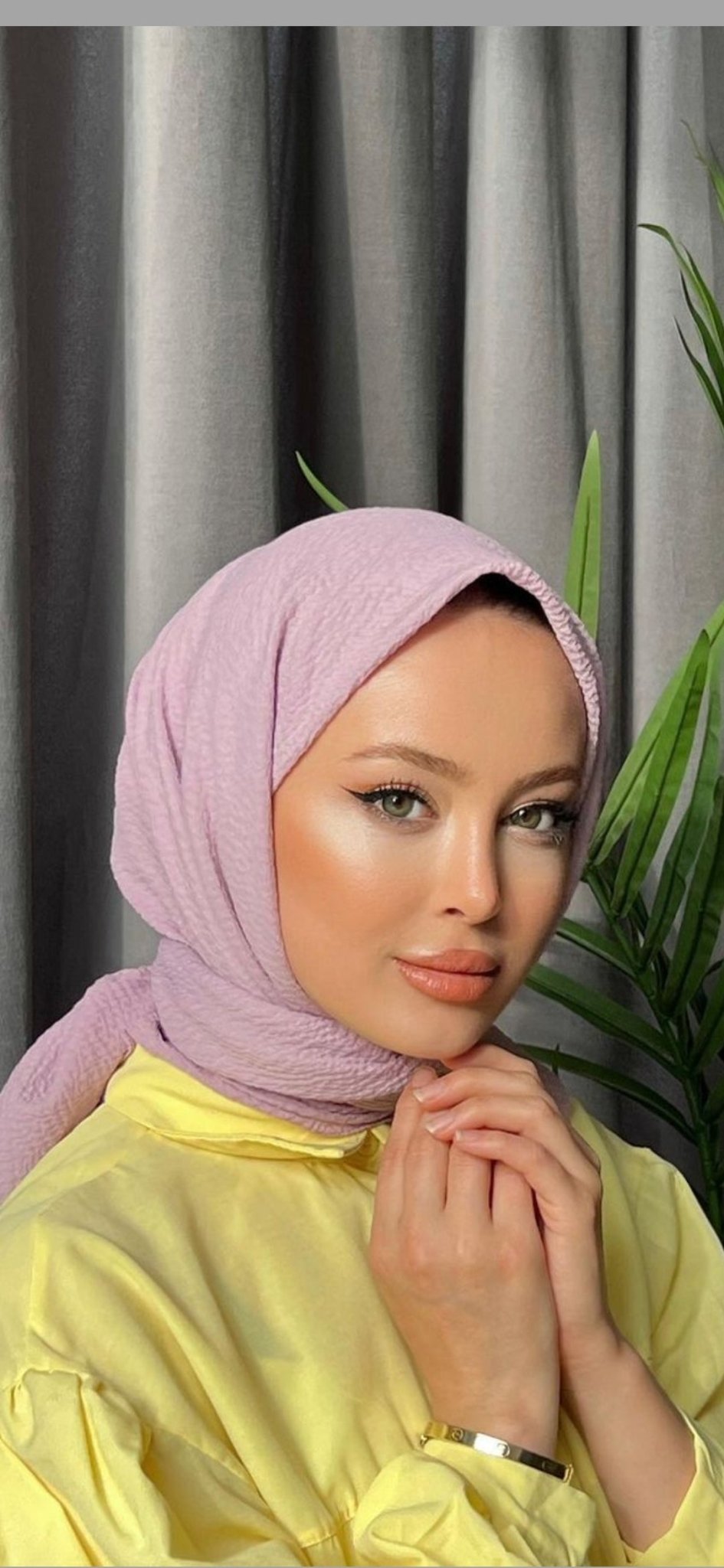 Mio Cazz Eşarp - Pudra - Organic ScarfsOrganic Scarfs