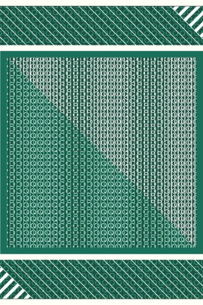Monogram İthal Eşarp - Benetton - Organic ScarfsOrganic Scarfs