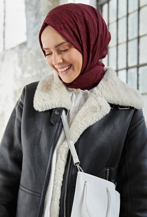 Organic Scarfs Bambu Kraş Şal Modeli - Hercai