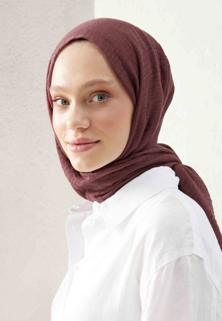 Organic Scarfs Bürümcük Şal Modeli - Erik Çürüğü - Organic ScarfsOrganic Scarfs