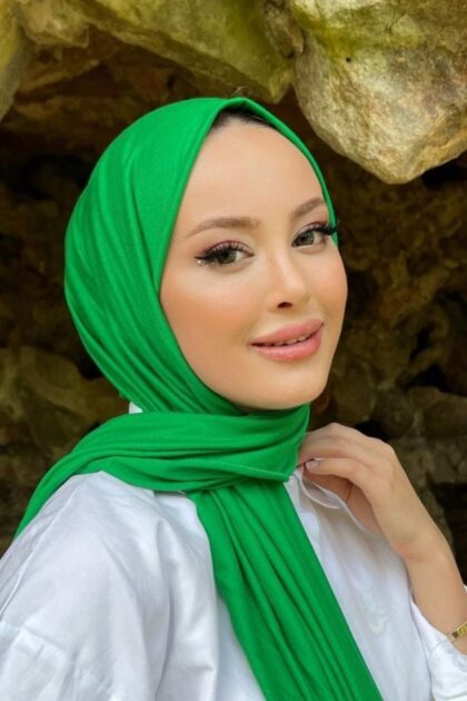 Organic Scarfs Tesettür Penye Şal Hijap Modeli - Benetton - Organic ScarfsOrganic Scarfs
