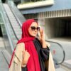 Oxygen His Serisi Pamuk Şal - Kırmızı - Organic ScarfsOrganic Scarfs