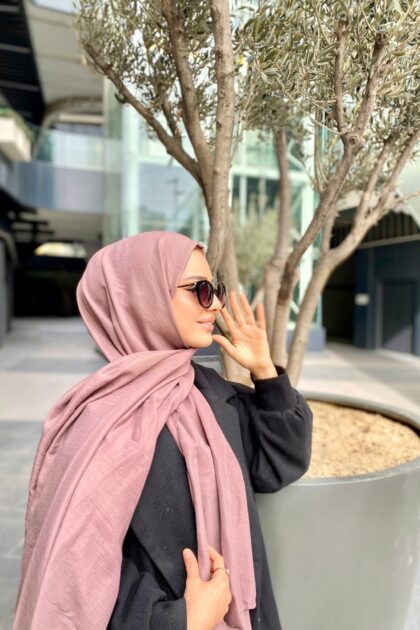 Oxygen His Serisi Pamuk Şal - Mürdüm - Organic ScarfsOrganic Scarfs