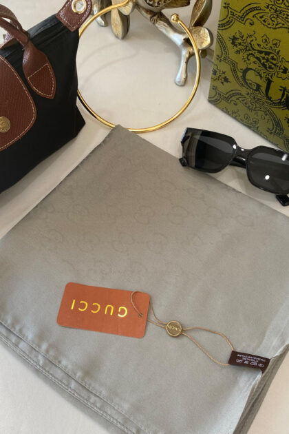 İthal Gucci Eşarp 44113 - Füme